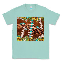 Seafoam football leopard gemstone sunflower Classic Tee - JahusDesignShop