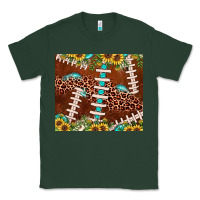Sports Green football leopard gemstone sunflower Classic Tee - JahusDesignShop