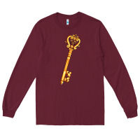 Burgundy love key Long Sleeve Tee - AdoDesignShop