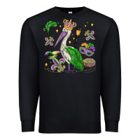Black mardi gras pelican Premium Sweatshirt - MaliasSmallBusiness
