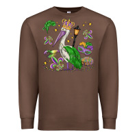 Chestnut mardi gras pelican Premium Sweatshirt - MaliasSmallBusiness