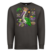 Smoke mardi gras pelican Premium Sweatshirt - MaliasSmallBusiness