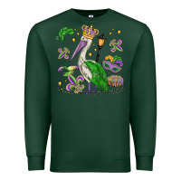 Sports Green mardi gras pelican Premium Sweatshirt - MaliasSmallBusiness