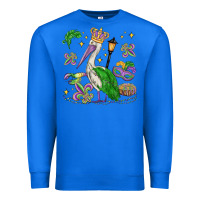True Royal mardi gras pelican Premium Sweatshirt - MaliasSmallBusiness