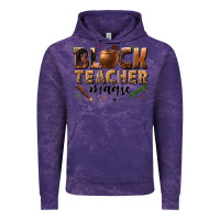 Cloud Purple black teacher magic melanin Vintage Hoodie - texasbilliewilder