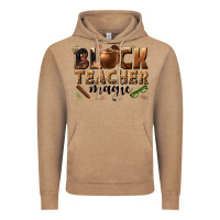 Vintage Coffee black teacher magic melanin Vintage Hoodie - texasbilliewilder