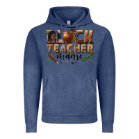 Vintage Denim black teacher magic melanin Vintage Hoodie - texasbilliewilder