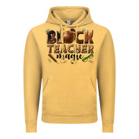 Vintage Mustard black teacher magic melanin Vintage Hoodie - texasbilliewilder