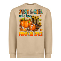 Mushroom just a girl who loves pumpkin spice Heavyweight Sweatshirt - Zillion Design Studio