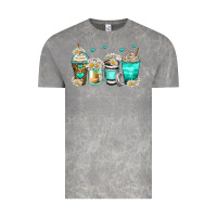 Cloud Rock daisy coffee cups Vintage Tee - Zillion Design Studio