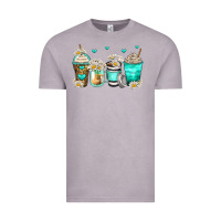Vintage Zinc daisy coffee cups Vintage Tee - Zillion Design Studio