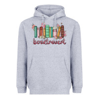 Heather Grey booktrovert Heavyweight Hoodie - MaliasSmallBusiness
