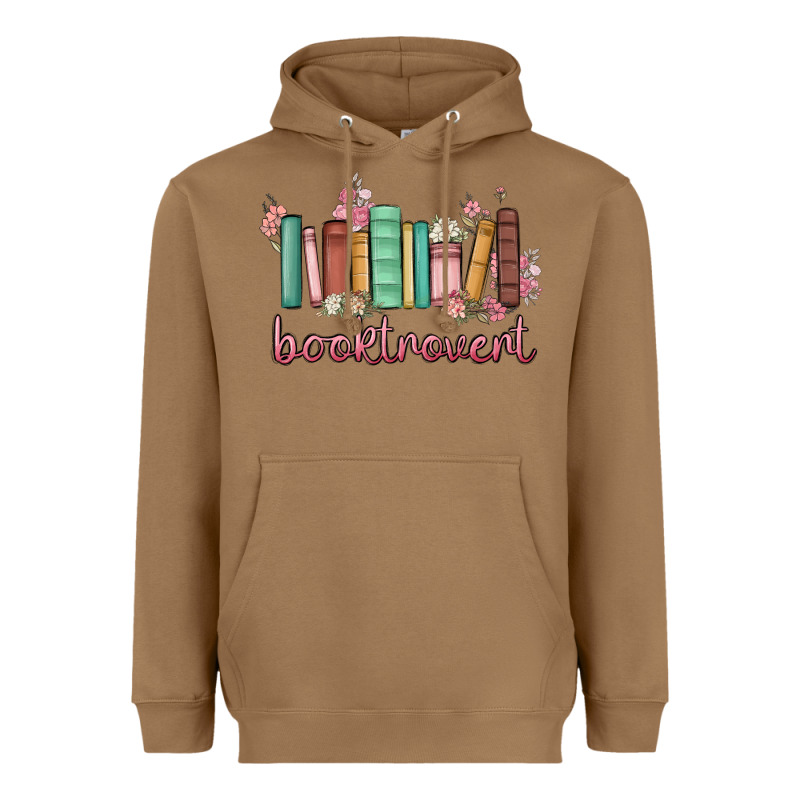 Booktrovert Heavyweight Hoodie by MaliasSmallBusiness | Teevron