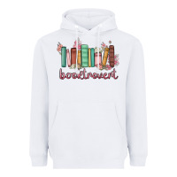 White booktrovert Heavyweight Hoodie - MaliasSmallBusiness