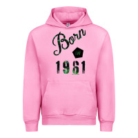 Fuchsia Pink Born In 1961 Urban Hoodie - Bettercallsaul