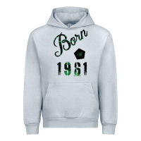 Heather Grey Born In 1961 Urban Hoodie - Bettercallsaul
