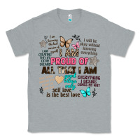 Heather Grey i am proud of all that i am Classic Tee - Artiststas