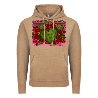 Vintage Coffee Valentine Cactus Heart with Roses Vintage Hoodie - RanaPortraitStore