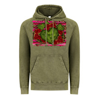 Vintage Olive Valentine Cactus Heart with Roses Vintage Hoodie - RanaPortraitStore