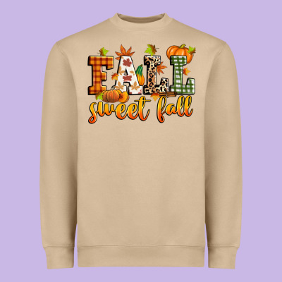 Fall Sweet Fall Heavyweight Sweatshirt Designed By Zillion Design Studio
