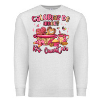 Oatmeal Heather calorias de amor no cuentan mexican valentines day Premium Sweatshirt - MaliasSmallBusiness