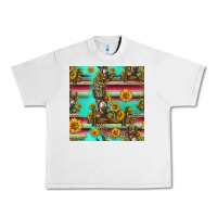 Lunar Rock sunflowers donkey seamless pattern Urban Heavy Tee - HRA Design Shop