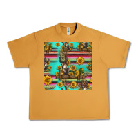 Peanut Butter sunflowers donkey seamless pattern Urban Heavy Tee - HRA Design Shop