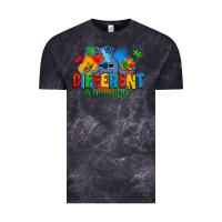 Cloud Black different is beautiful autism stitch Vintage Tee - Zillion Design Studio