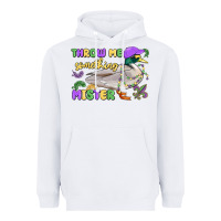 White throw me something mister mardi gras duck Heavyweight Hoodie - MaliasSmallBusiness