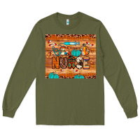 Army Green nurse fall Long Sleeve Tee - JahusDesignShop