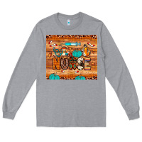 Heather Grey nurse fall Long Sleeve Tee - JahusDesignShop