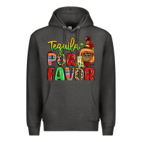 Charcoal Heather tequila por favor Premium Hoodie - LillyAllenDesigns