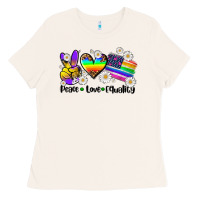 Bone peace love  equality Ladies Tee - AdoDesignShop