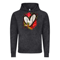 Vintage Black fruits and volleyball heart Vintage Hoodie - Zillion Design Studio