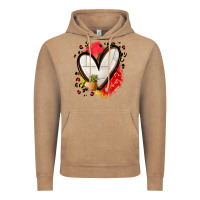 Vintage Coffee fruits and volleyball heart Vintage Hoodie - Zillion Design Studio