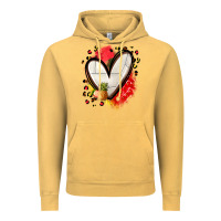 Vintage Mustard fruits and volleyball heart Vintage Hoodie - Zillion Design Studio