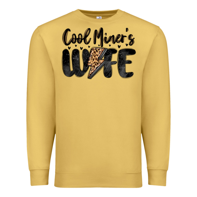 Cool Miner S Wife Premium Sweatshirt by MaliasSmallBusiness | Teevron