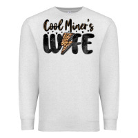 Oatmeal Heather cool miner s wife Premium Sweatshirt - MaliasSmallBusiness