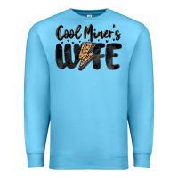 Ocean Blue cool miner s wife Premium Sweatshirt - MaliasSmallBusiness