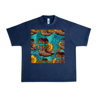 Navy western boots seamless pattern Urban Heavy Tee - HRA Design Shop
