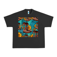 Pigment Black western boots seamless pattern Urban Heavy Tee - HRA Design Shop