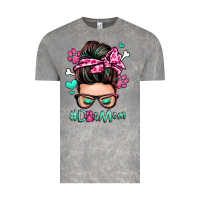 Cloud Rock dog mom messy bun Vintage Tee - Zillion Design Studio