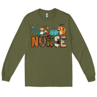 Army Green nurse fall Long Sleeve Tee - JahusDesignShop