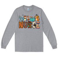 Heather Grey nurse fall Long Sleeve Tee - JahusDesignShop