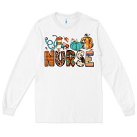 White nurse fall Long Sleeve Tee - JahusDesignShop