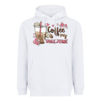 White coffee is my valentine Heavyweight Hoodie - MaliasSmallBusiness