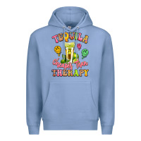 Colony Blue tequila cheaper than therapy Premium Hoodie - LillyAllenDesigns