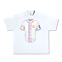 White softball uniform fa element Urban Heavy Tee - FaDigitalArtStudio