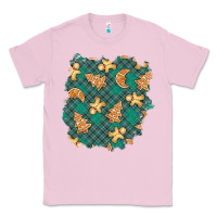 Bubblegum Pink christmas gingerbread cookies patch Classic Tee - BundleAndBundleShop