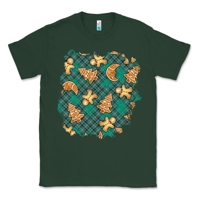 Christmas Gingerbread Cookies Patch Classic Tee by BundleAndBundleShop | Teevron